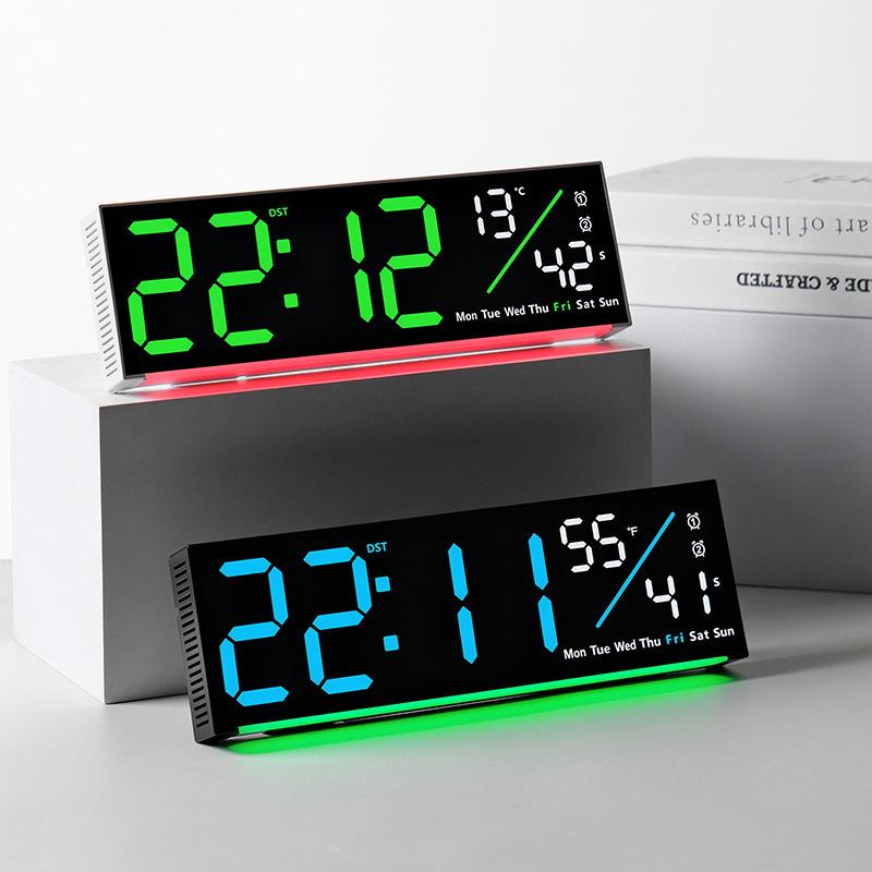 Multifunctional LED Digital Alarm Clock - Stylish Desktop & Living Room Dual Use 5527
