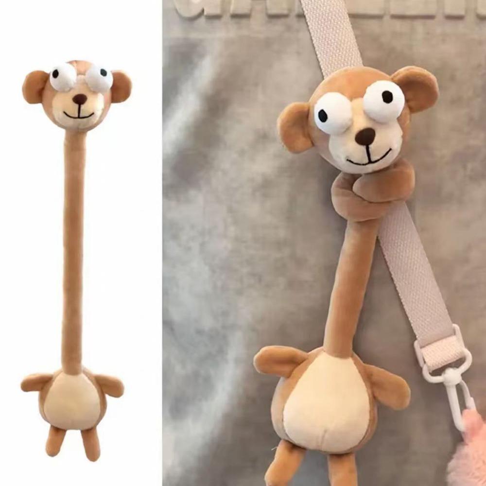 Cartoon Animal Long Neck Animal Multicolor Piggy Cat Chicken Bear Hanging Knot Hanging Dragon Frog Monkey Tiger Bag Pendant