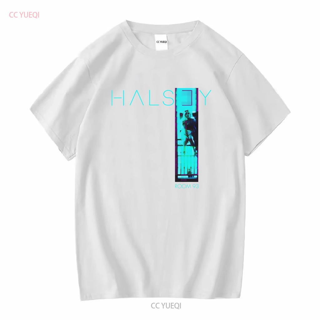 Halsey room 93 Tričko TOUR Love and Power KL496 vintage Prané móda Všestranné Strečové homme Ležérní Pohodlné grafické
