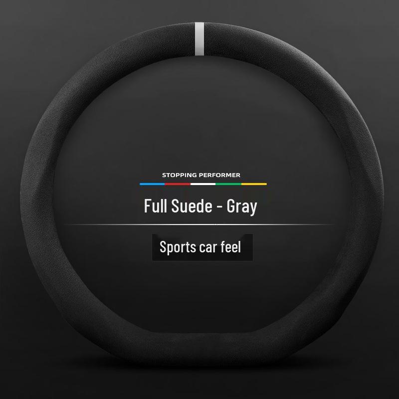 BYD Song DMI/Plus Suede Carbon Fiber Anti-Slip Steering Wheel Cover