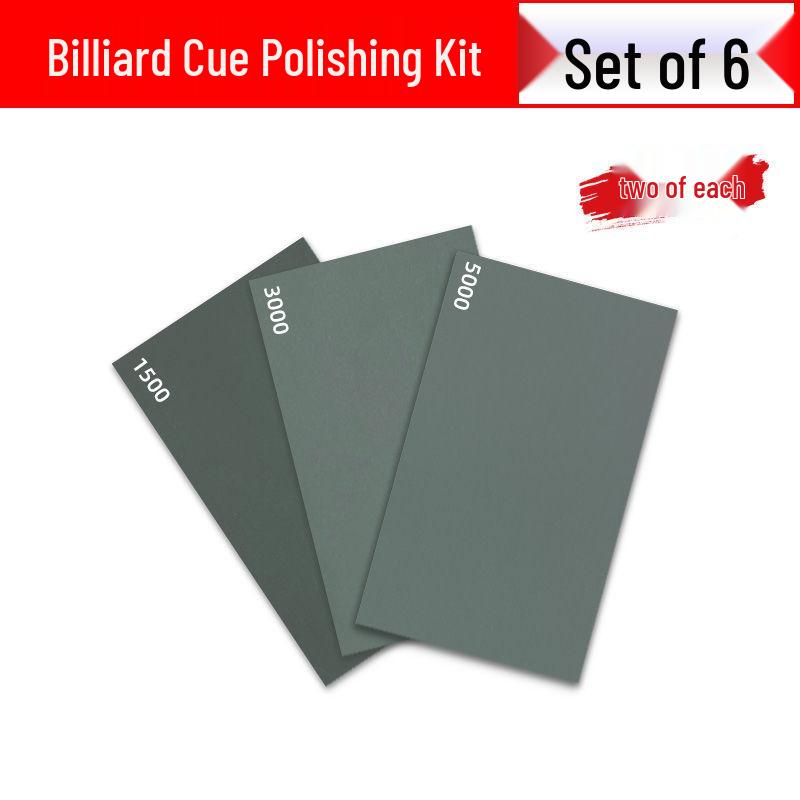 Multipurpose Wet Sandpaper Set for Polishing: Car, Jade, Amber, Wood, Metal, Wall, Billiard Cues