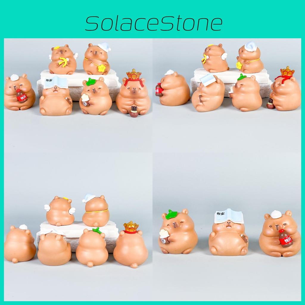 Capybara Pvc Figure With Assembleable Elements For Gift Buyers