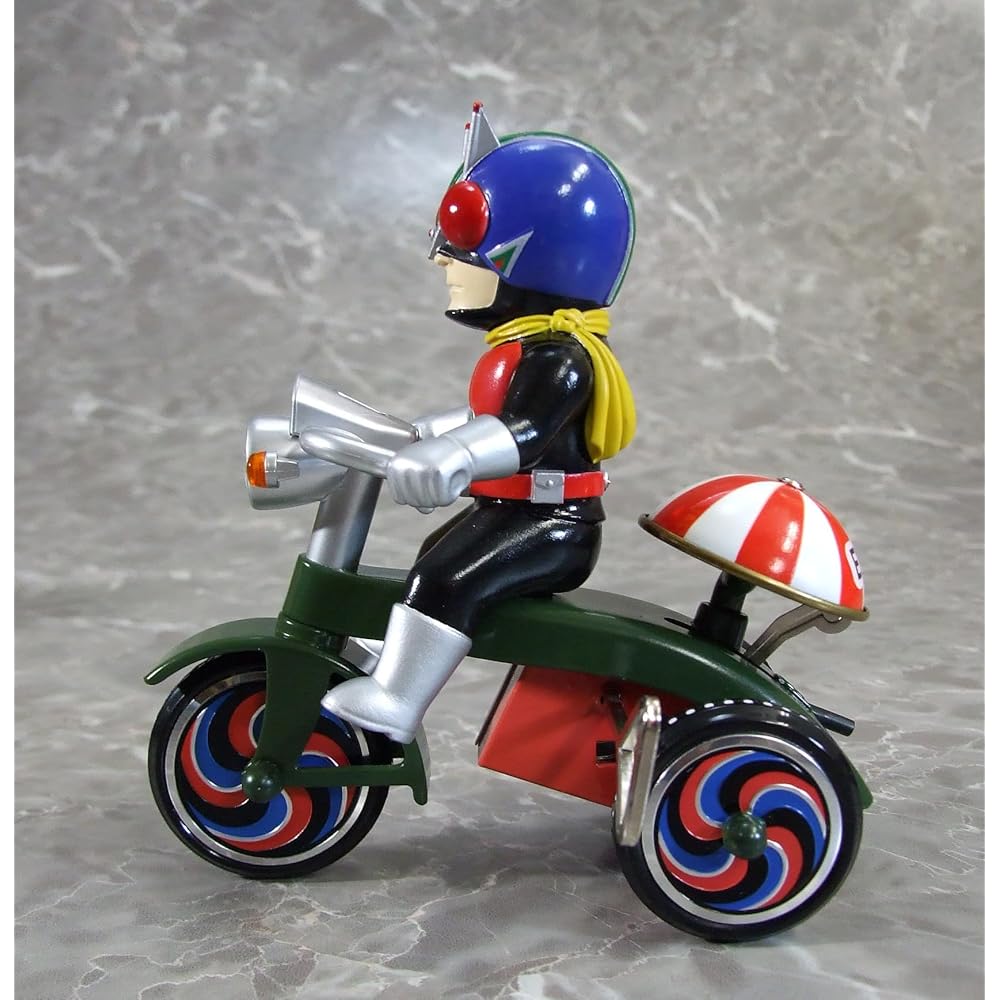 ART STORM EX Tricycle "Kamen Rider V3" Riderman Type B Wind-up Tricycle Figure