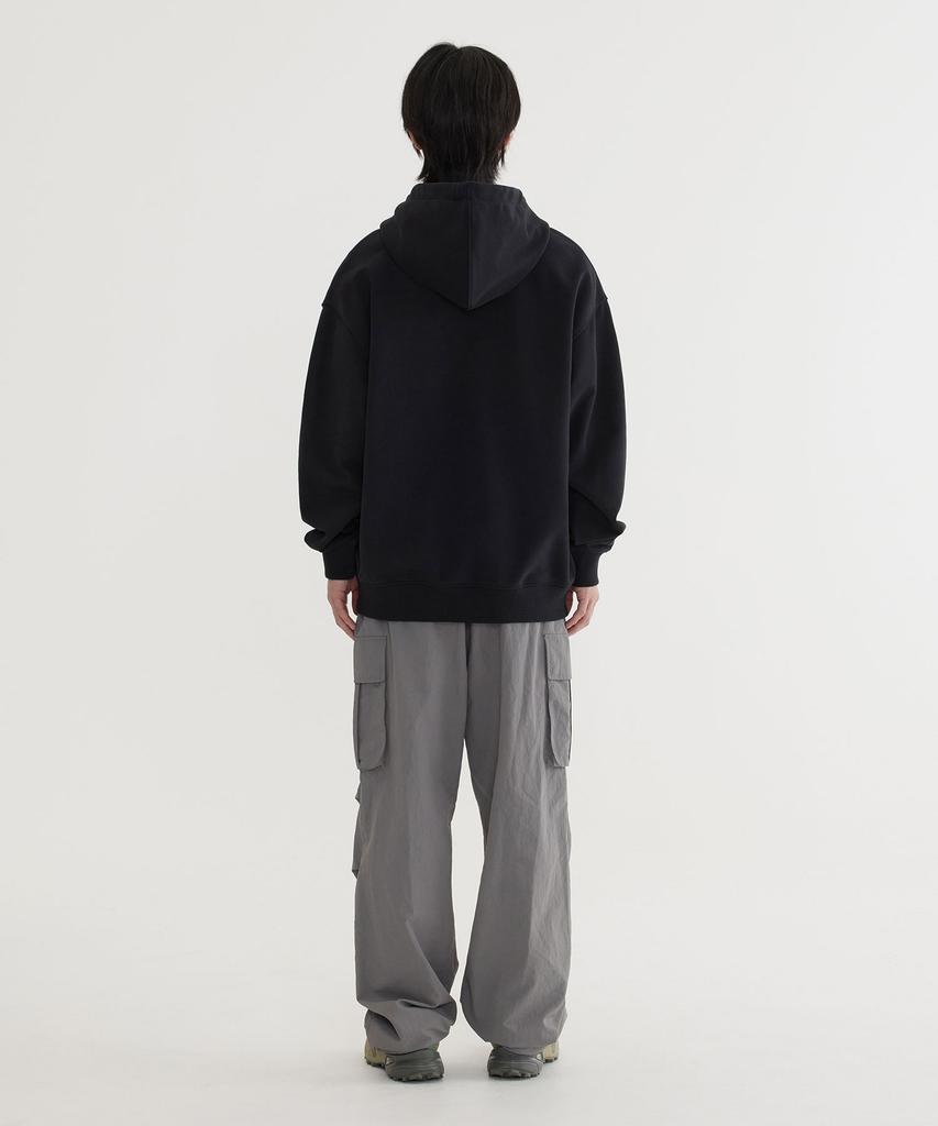 C Logo Hoodie Black