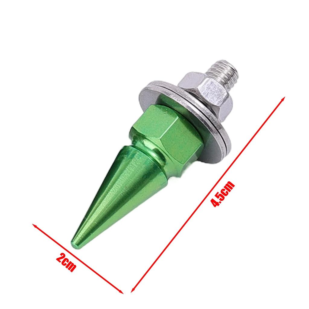 4pcs M6 Threaded Tips Screw Car Modified Fasteners Fender Washer Bumper Engine Screws Auto License Plate Aluminium Alloy Bolts