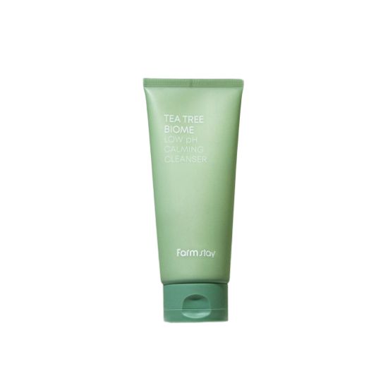 Farmstay Tea Tree Biome Low pH Calming Cleanser Soothing & Gentle Facial Cleanser 180ml
