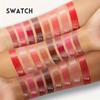 Waterproof Lipstick with Glass Mirror and Plumping Effect Non-Stick Nude Shades,Matte Lip Gloss for Plumper Looking Lips