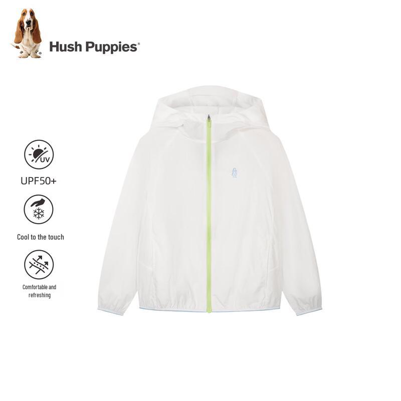 Hush Puppies Kids' UPF50+ Hooded Sun Protection Jacket