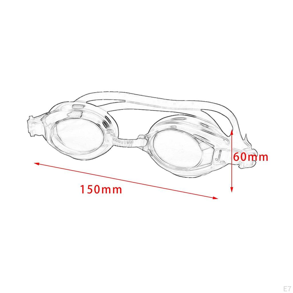 High-Performance Swim Goggles - Advanced Waterproof Eyewear for Crystal Clear