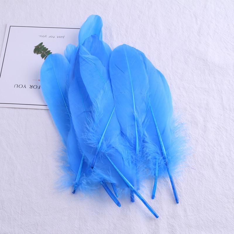 50Pcs28 Color Diy Feather Hard Big Floating Feather Wedding Dress Children Handmade Decoration Materials