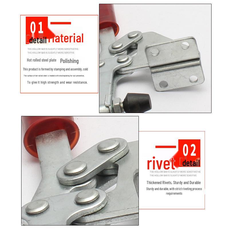 ZS-203-F Quick Release Horizontal Toggle Clamp Latch
