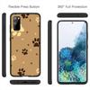 Hülle für iPhone 17 16 15 Xiaomi Poco Redmi Note 14 13 12 11 Pro Max 9 16e Samsung Galaxy S25 S24 S23 OPPO Huawei Cartoon Hund Pfote Katze Handyhülle