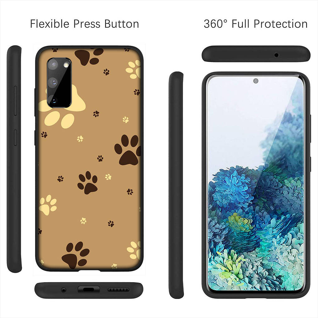 Hülle für iPhone 17 16 15 Xiaomi Poco Redmi Note 14 13 12 11 Pro Max 9 16e Samsung Galaxy S25 S24 S23 OPPO Huawei Cartoon Hund Pfote Katze Handyhülle