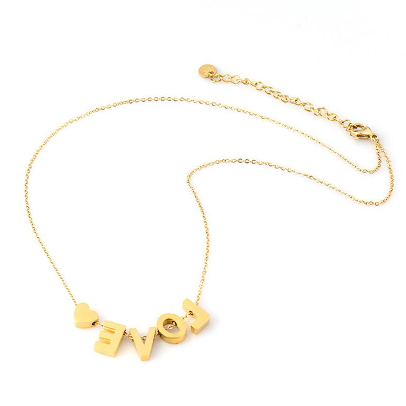 2025 Trending Gold Alphabet Necklace Pendant for Women – Fashionable Jewelry Accessory