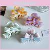 Pince à Cheveux Chic et Élégante 8,3 cm Acétate French 3D Nœud Couleurs Bonbon