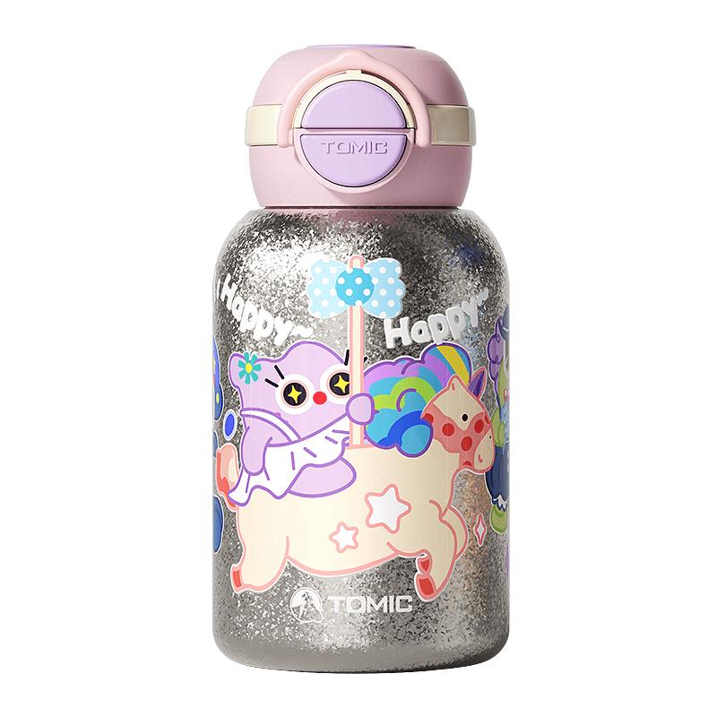 TOMIC Pure Titanium Kids Insulated Straw Bottle