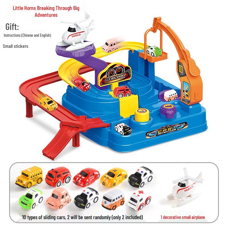 

Детский набор для приключений на автомобильной трассе «Сделай сам»: Интерактивная настольная игра для родителей и детей