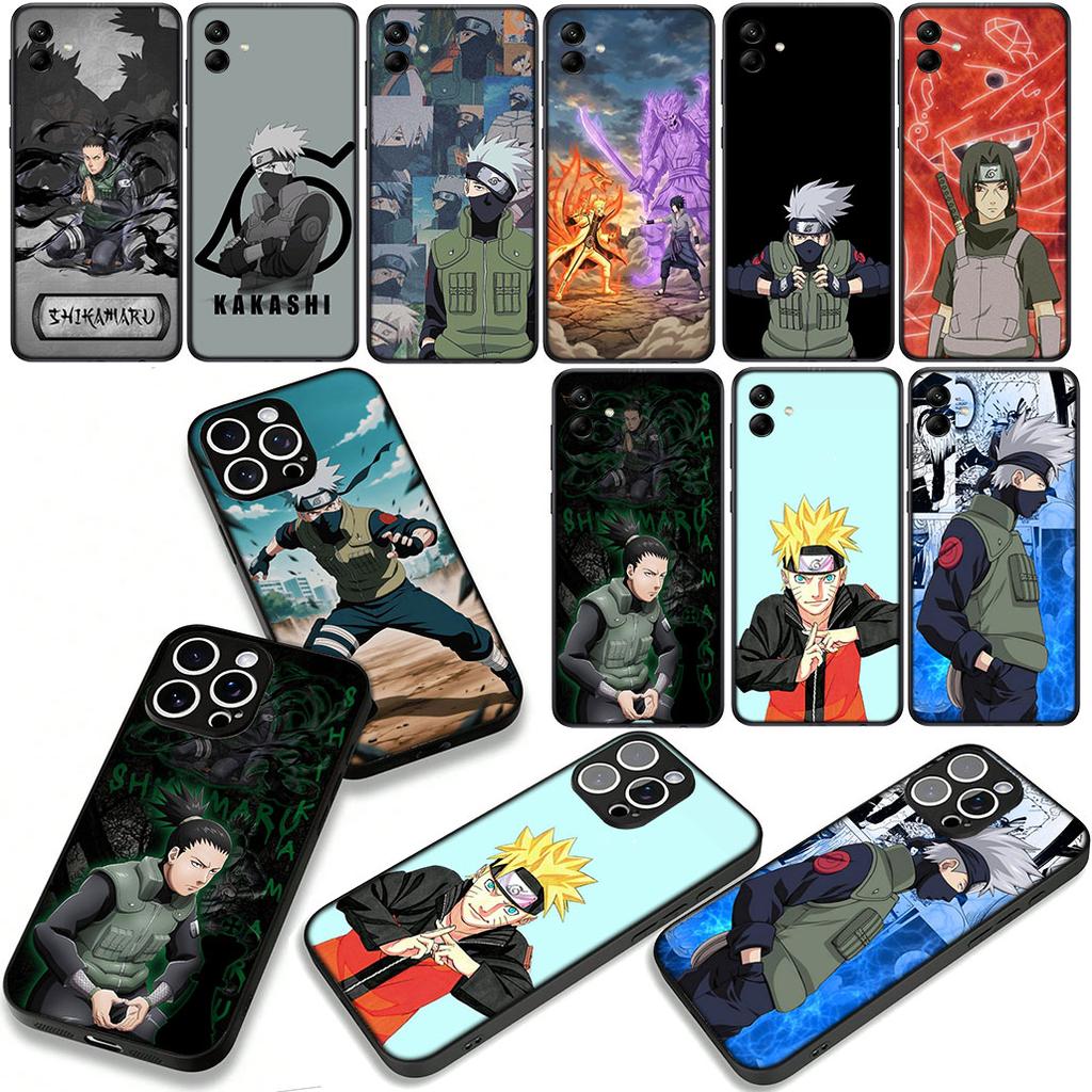 Nara Shikamaru Narutos Kakashi Sasuke Cover Phone Case for Apple iPhone 16 15 14 Plus 13 12 Mini 17 Pro Max + 16E Air 16+ ProMax