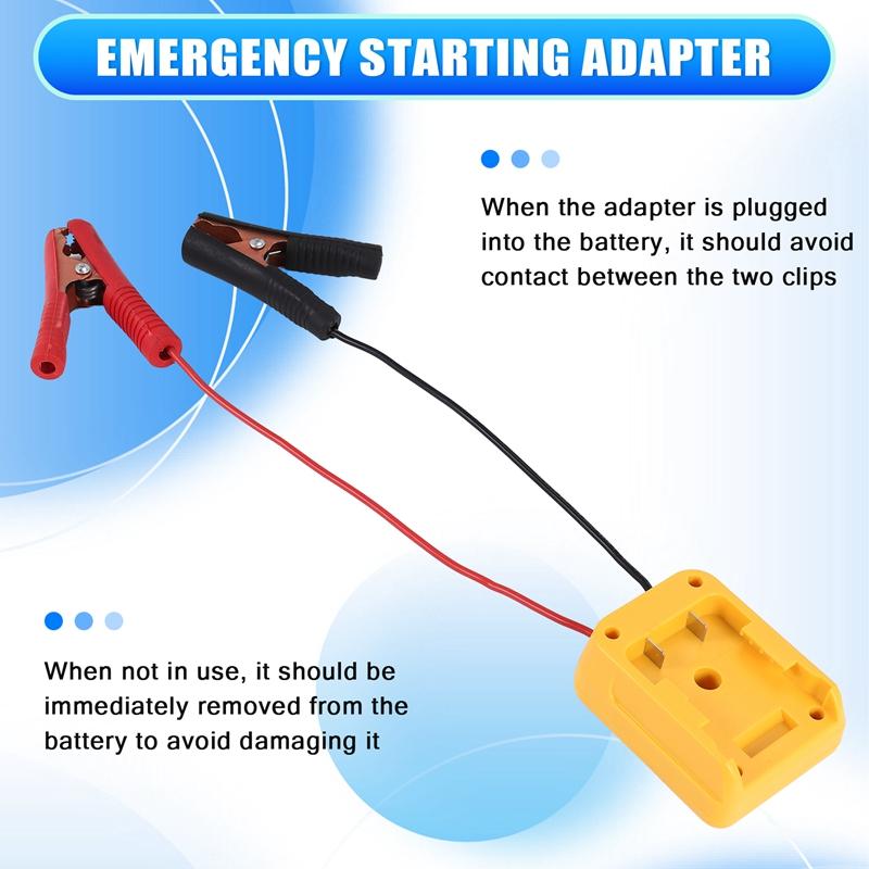 Car Emergency Start Power Supply Automotive Battery Charging Treasure For Dewalt