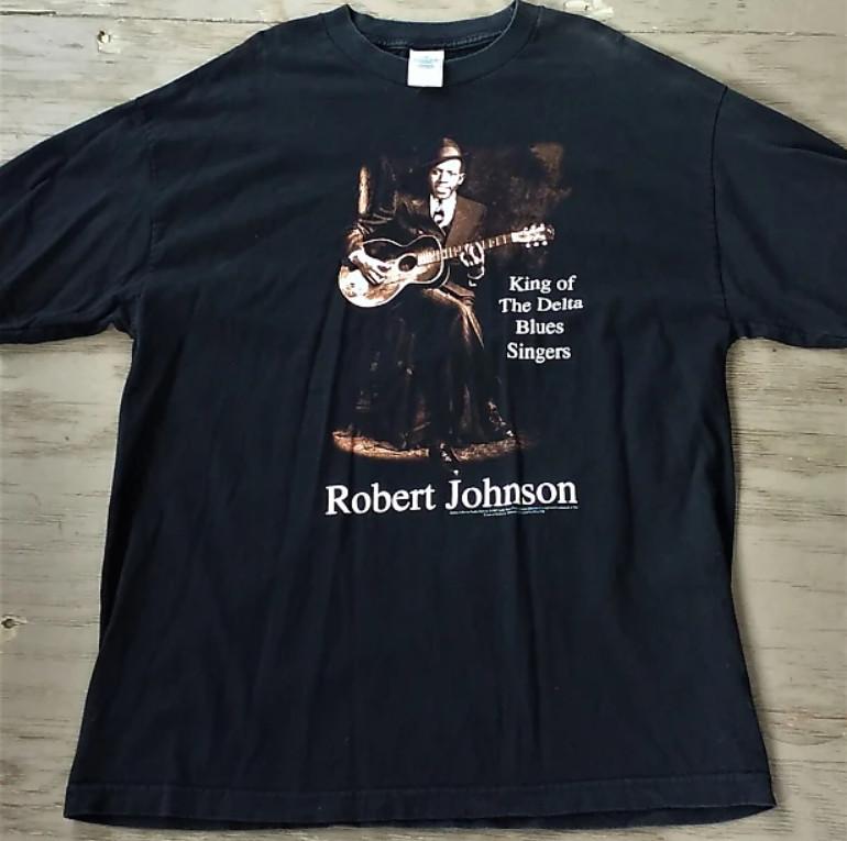 Robert Johnson King Of The Delta Blues T-shirt Cotton Unisex Tee S-5Xl Unisex T-Shirt XL