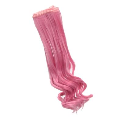 Straight Long Hair DIY Making Doll Accessories 25cm Fluorescent Green
