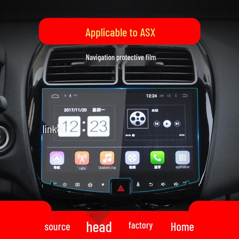 Mitsubishi Eclipse 23 Cross/Outlander/Pajero/ASX Navigationshärdat Glas Skärmskydd