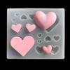 Love Heart Creative Shape Silicone Mold Epoxy Resin DIY Tools Kitchen Cake Baking Decoration Chocolate Handmade Accessories