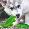 Durable Rubber Dog Chew Toy for Aggressive Chewers - Crocodile-Shaped Latex with Squeaky Sound,Suitable for All Breeds, Chew Toy