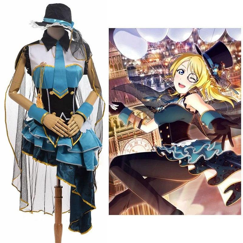 

Аниме 1 шт. Love Live Аясэ Эли Воровка Девушки Косплей Платье Костюм Платье Маскарадное