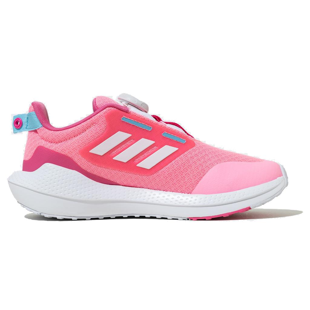 Adidas Eq21 Run 2.0 Slip Resistant, Abrasion Resistant, Lightweight Low top Running Shoes Pink White Kids' GZ4517