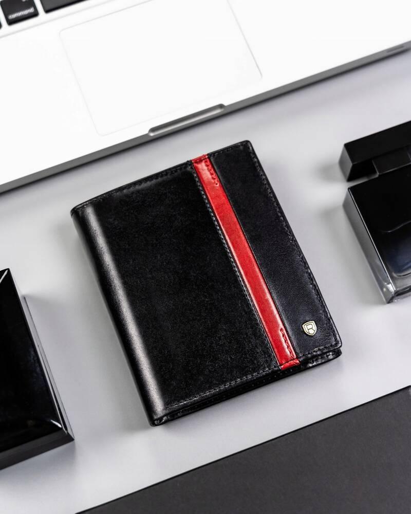 Large Men's Leather Wallet Without Clasp - Rovicky
