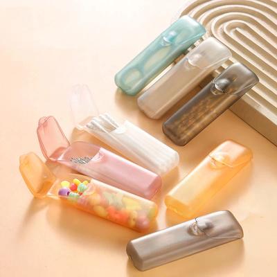 Mini Toothpick Storage Boxes Toothpick Holder With Lid Home Kitchen Dining Table Hotel Restaurant Portable Small Toothpick Case