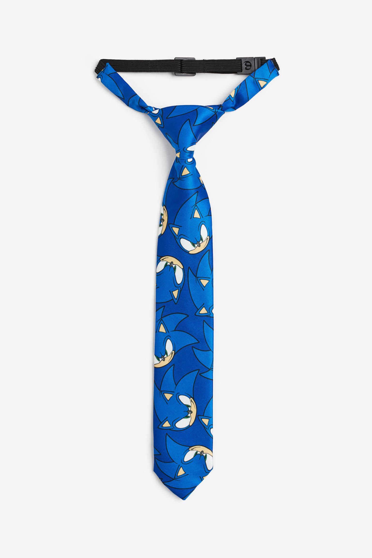 

Patterned pre-tied tie