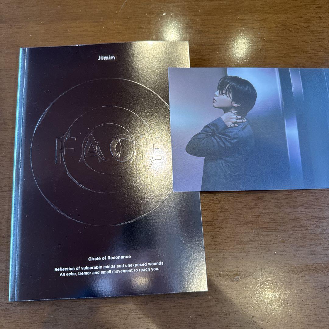 

[USED] JIMIN Face 2 CDs 9 Photo Cards Set