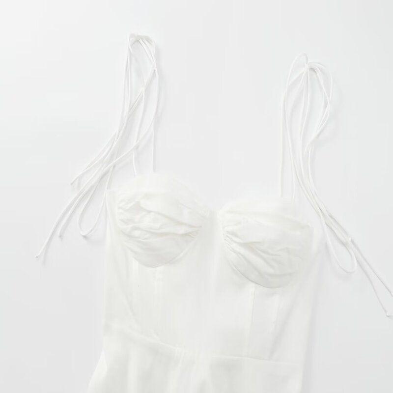 Fashion Style 2024 Summer New Arrival Women's Sling Silm Easiest for Match Corset Tops 8155920