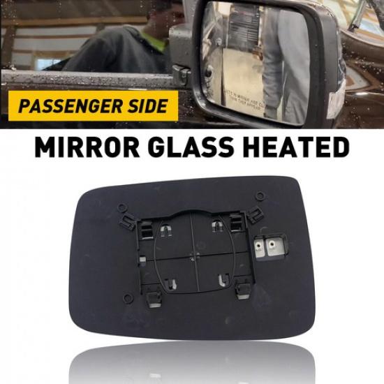 Exterior Mirror Glass Heated Power Passenger Side RH for Dodge Ram 1500 2500