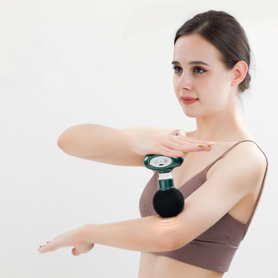 Deep Tissue Mini Massasjeapparat Muskelavspenning Trådløs Mute Håndholdt Fascia Massasjeapparat Hjem Vibrasjon Massasje Instrument Mini Fascia Instrument