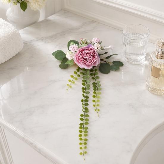 1Pc Artificial Flowers Curtain Curtain Tie Realistic Tieback Decorative Flower Peony Rose Sunflower