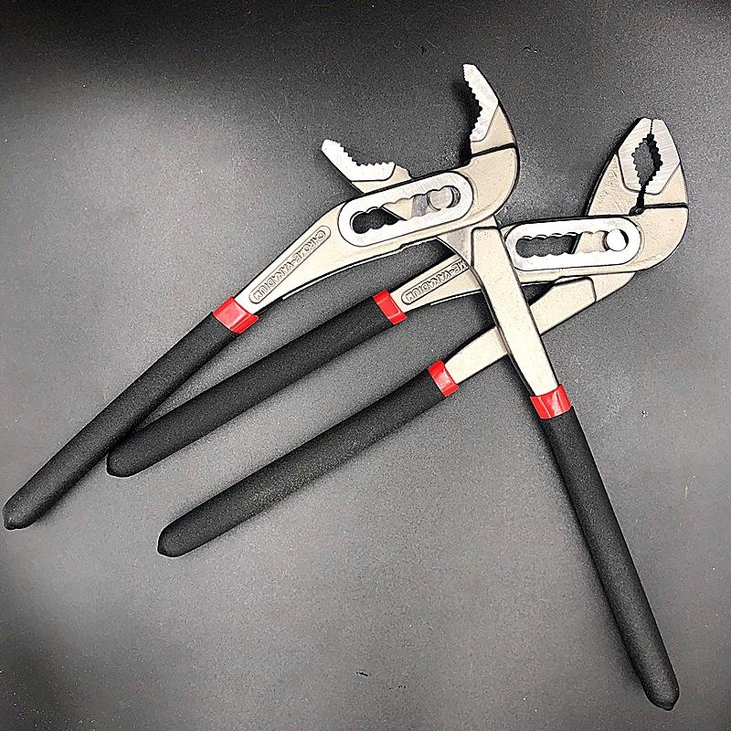 1Pcs Quick Release Water Pipe Pliers 8/10/12 Inch Multifunctional Adhesive Pump Pliers Industrial Grade Electrician Tool
