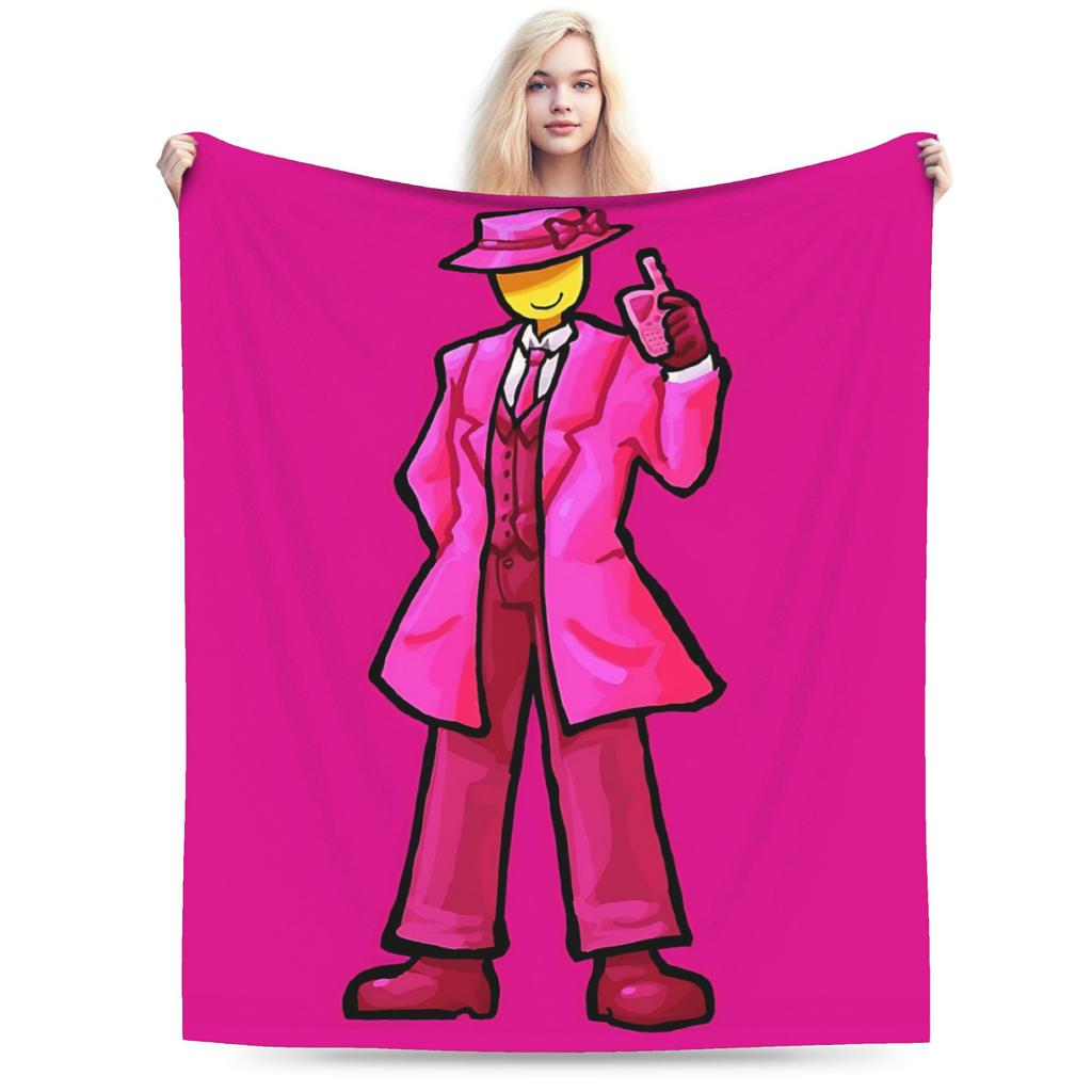 Forsaken Game Art Pixel Charakter Flanelldecken Junge Mädchen Warm Gemütlich Überwurfdecke Winter Außen Bettdecke Sofa Bettbezug