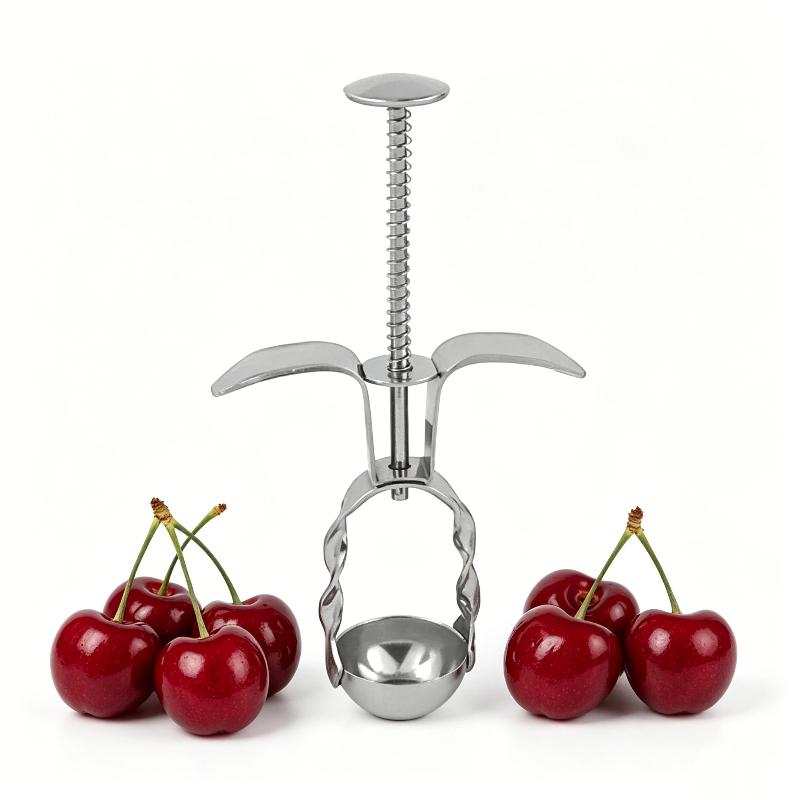 Hot Stainless Steel Cherry Olive Pitter Red Dates Jujube Core Remover Tools Multipurpose Fruit Corer Pit Kitchen Gadget Tools
