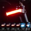 Solar Charging High Brightness Safety Warning Taillight LED Bicycles Tail Lamp Watertight Tail Light Bikes Rear Light