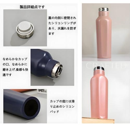 MYEEDA 500ml Thermos Stainless Steel Water Bottle, Stylish, Easy To Clean, Direct Drinking, Insulated, for Girls and Boys, Stylish, Lightweight, Keeps