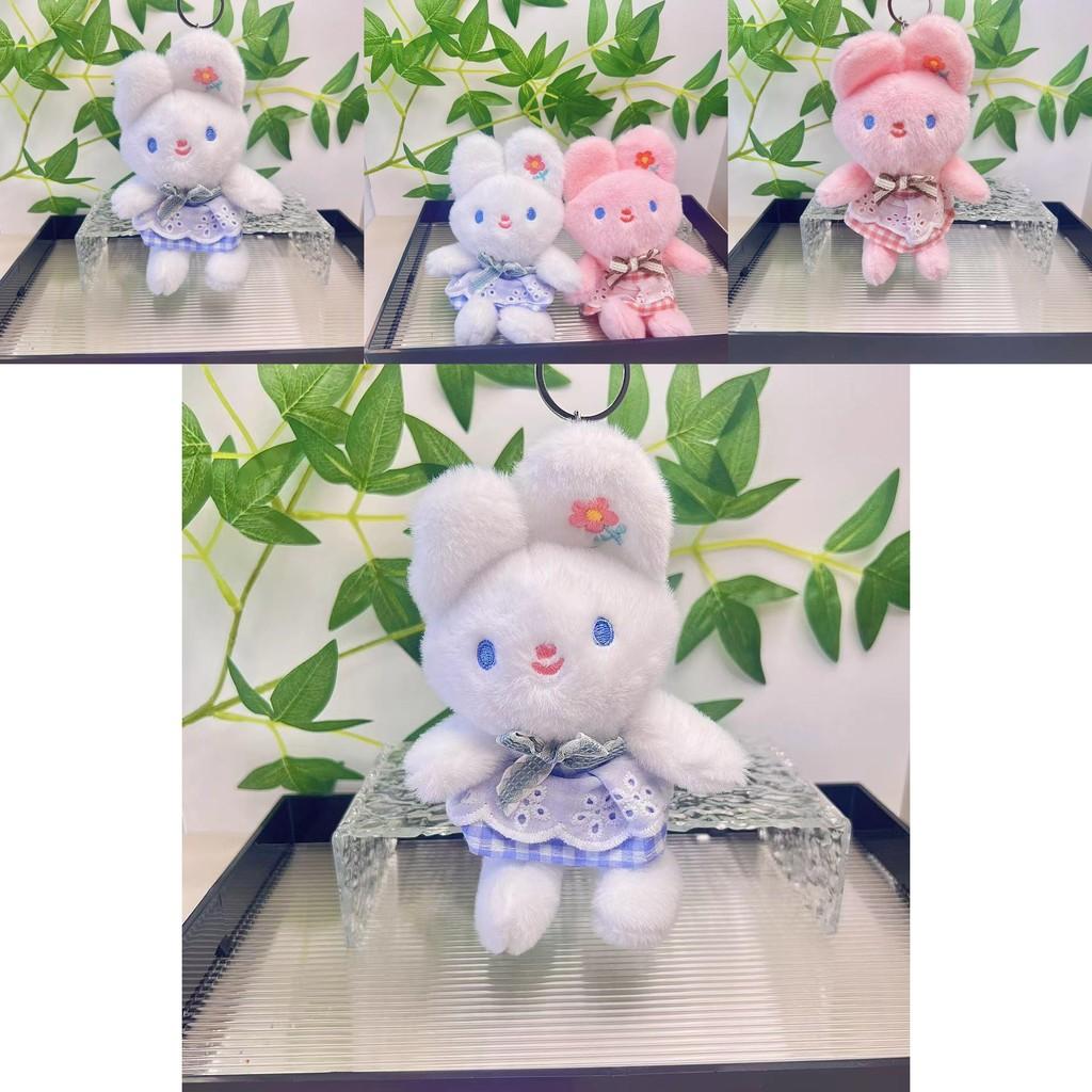 Charming Rabbit Plush Keychain Lovely Bunny Bag Pendant Cute Soft Toy For Ages All