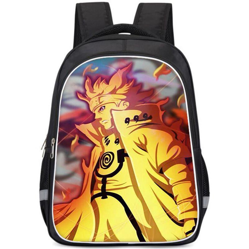 Naruto Large Capacity 3d Backpack Lightweight Burden-reducing School Bag For Kids