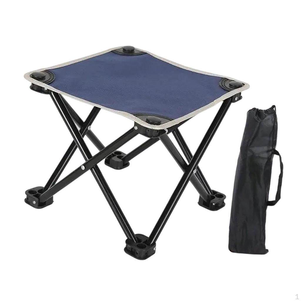 Camp Stool Compact Rest with Transport Bag for Walking Travel Patio