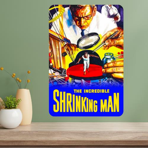 The Incredible Shrinking Man Classic Movie Metal Poster Sign 20x30cm(7.8x11.8inch)