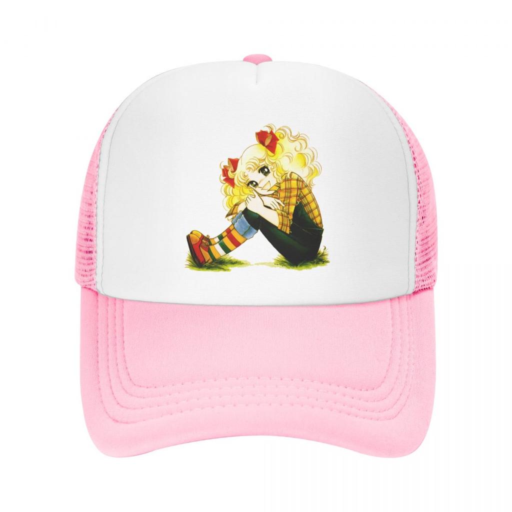 Cool Candy Candy Trucker Hat for Unisex Women Personalized Adjustable Adult Cartoon Anime Unisexga Baseball Cap Outdoor Snapback Caps