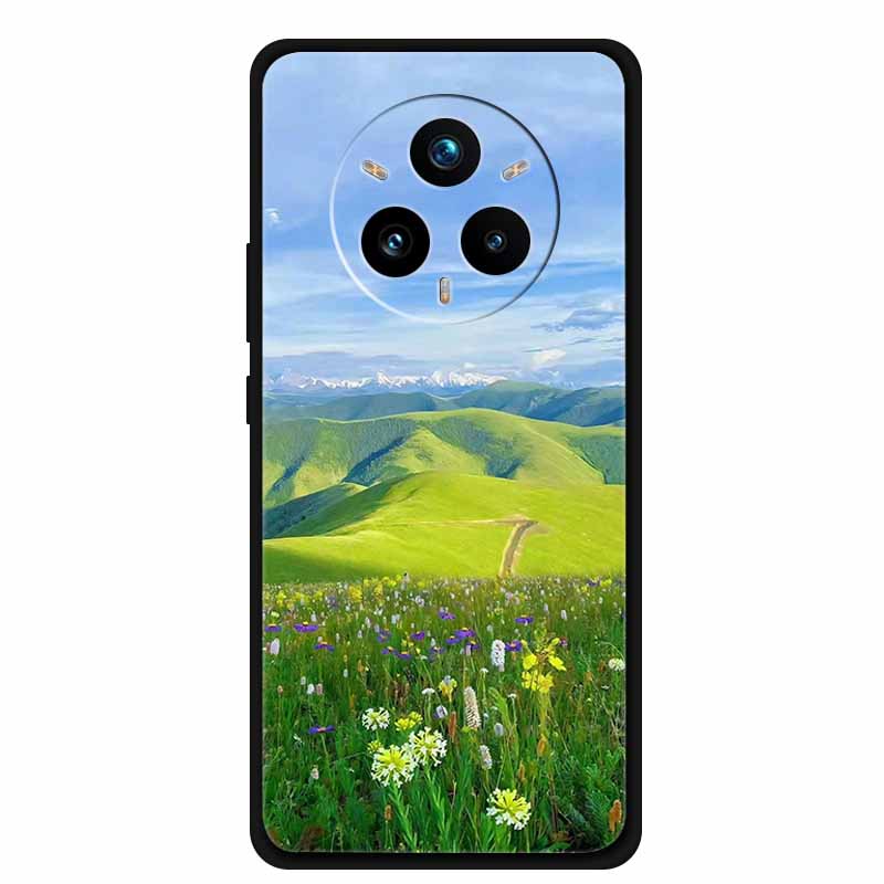 For Realme 14 Pro+ Phone Case Gradient Patterns Back Cover TPU Soft Silicone Protective Funda for OPPO Realme14 PRO Plus Pro +