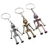 Suport chei Robot Vintage Articulații Mobile Breloc Mașină Brelocuri Durabile Accesoriu